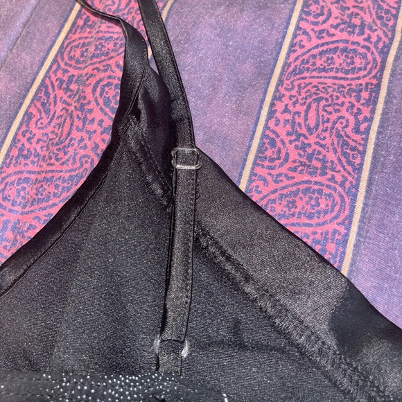 Black Satin Top - Picture 1 of 6
